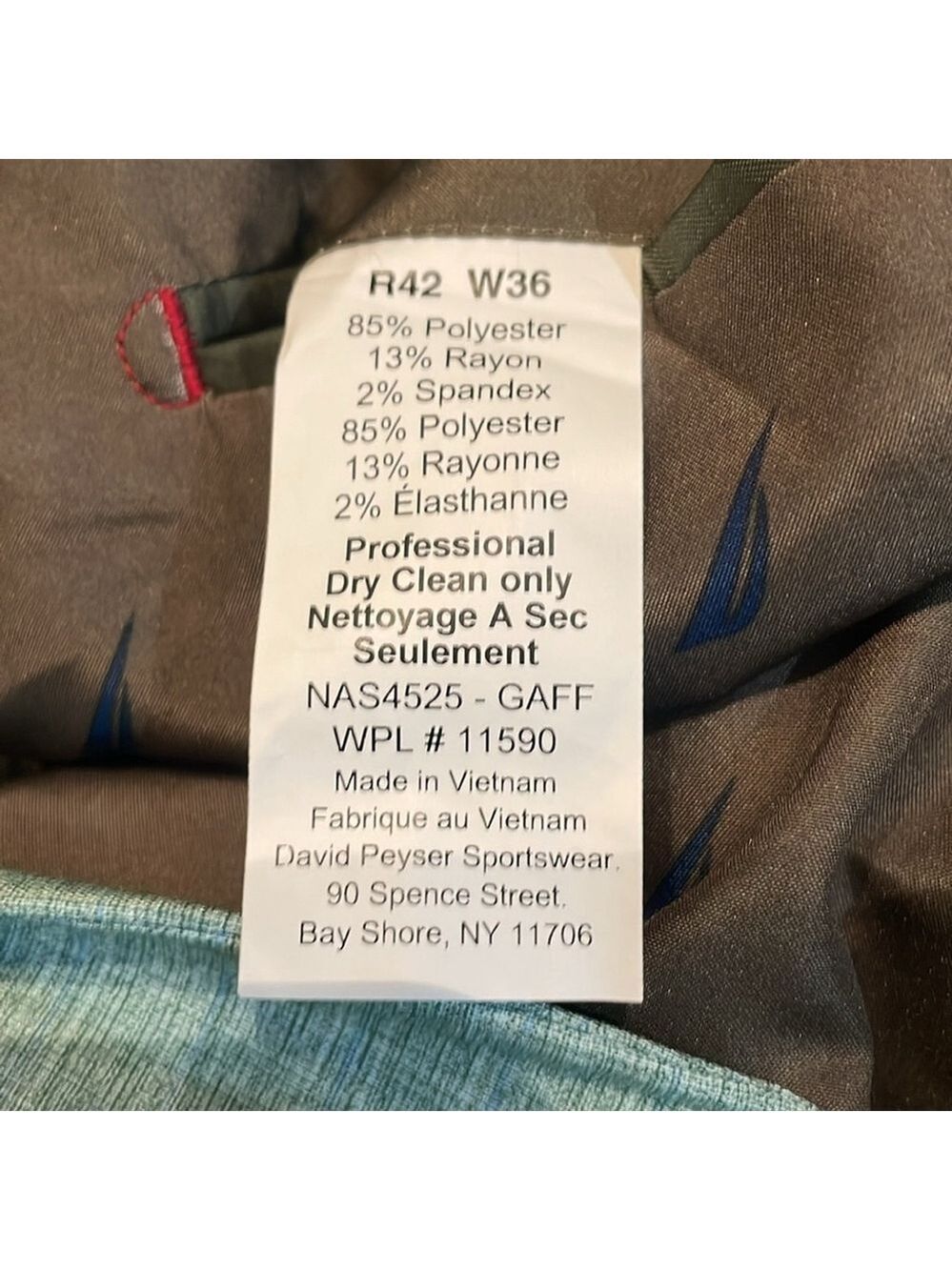 Nautica Men's Modern Fit 2 Piece Suit Jacket - NWT - Picture 3 of 9